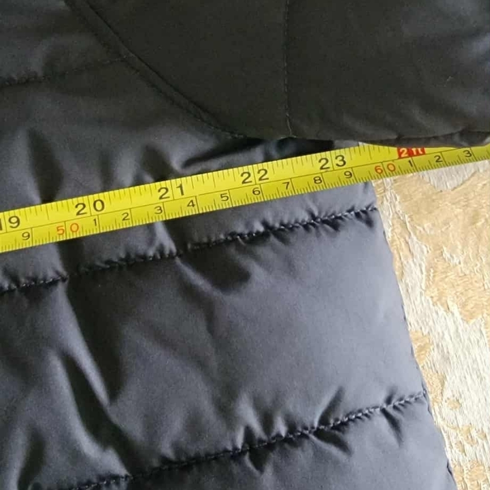 Banana Republic Men’s Puffer Bomber Jacket L Brown Water Resistant Sherpa Collar - Picture 14 of 16